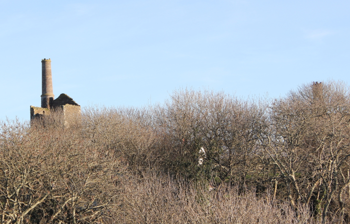 tin mine engine house St Agnes, Cornwall 